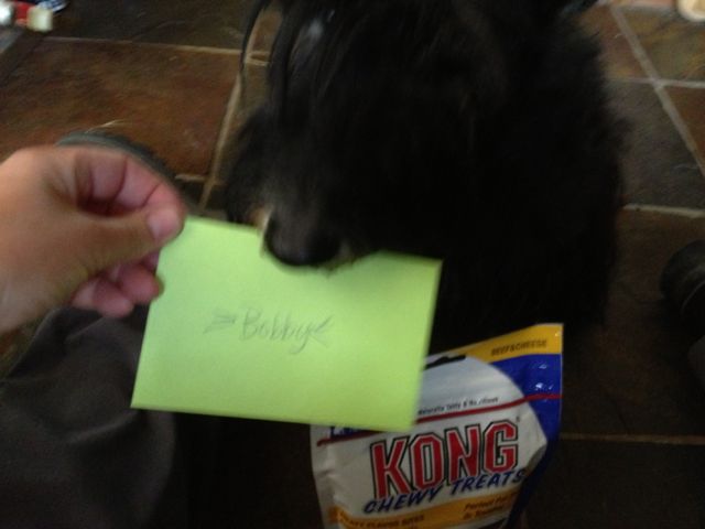 And an envelope with my name on it as well!